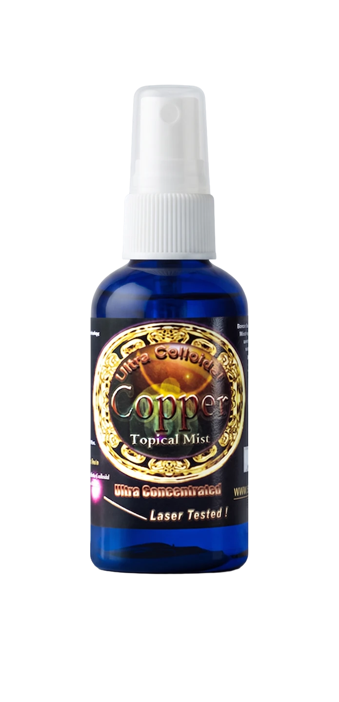 Copper Spray 2oz topical colloidal copper mist bottle